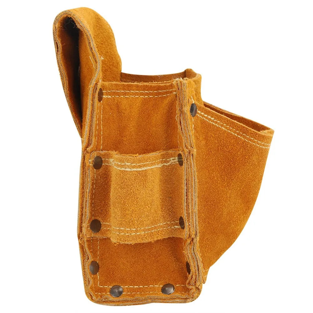 SWANS Genuine Leather Tool Waist Bag – Heavy-Duty Belt Pouch Leather Tool Pouch SWANS