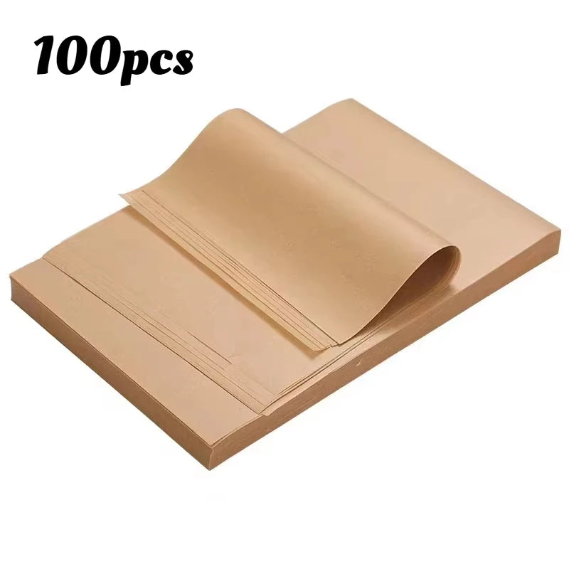 SWANS Pre-Cut Parchment Paper 50/100 Sheets | Non-Stick Baking Parchment Baking Paper SWANS 100pcs