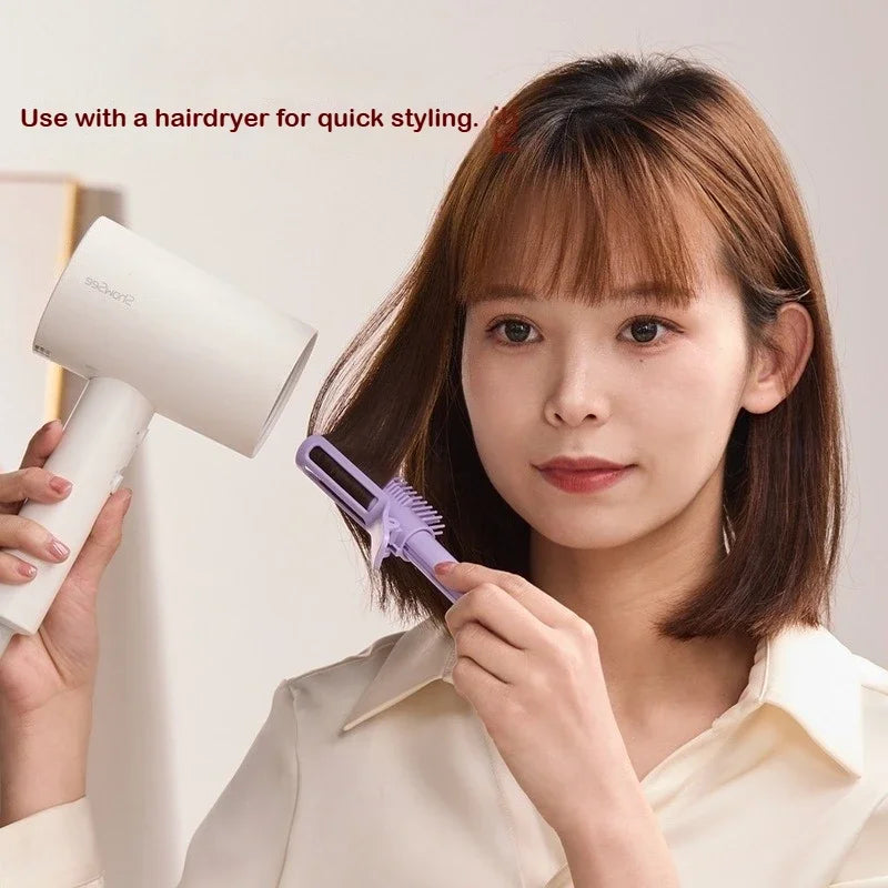 2-in-1 Hair Root Volumizing Clip & Curling Roller Comb Hair Styling Comb SWANS