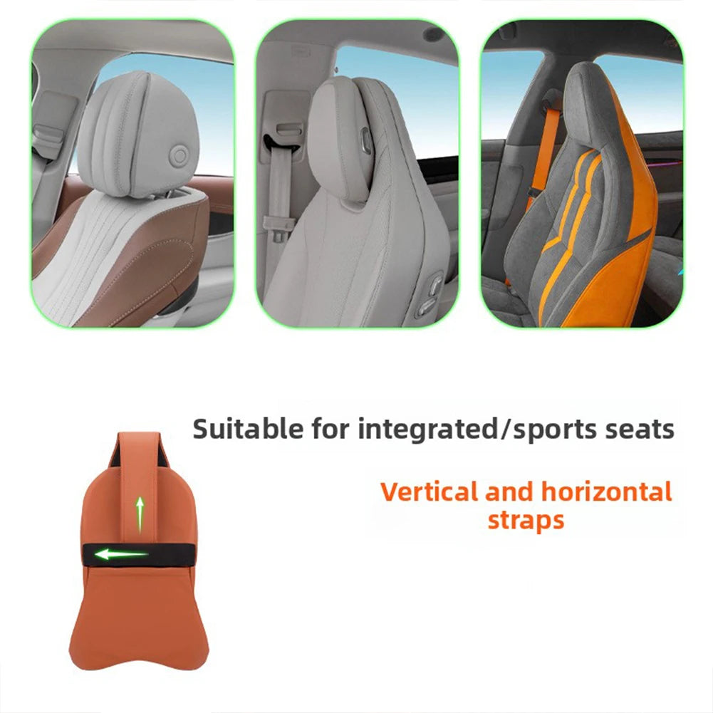 SWANS Memory Foam Car Neck Pillow – Lumbar & Head Support Car Neck Pillow SWANS