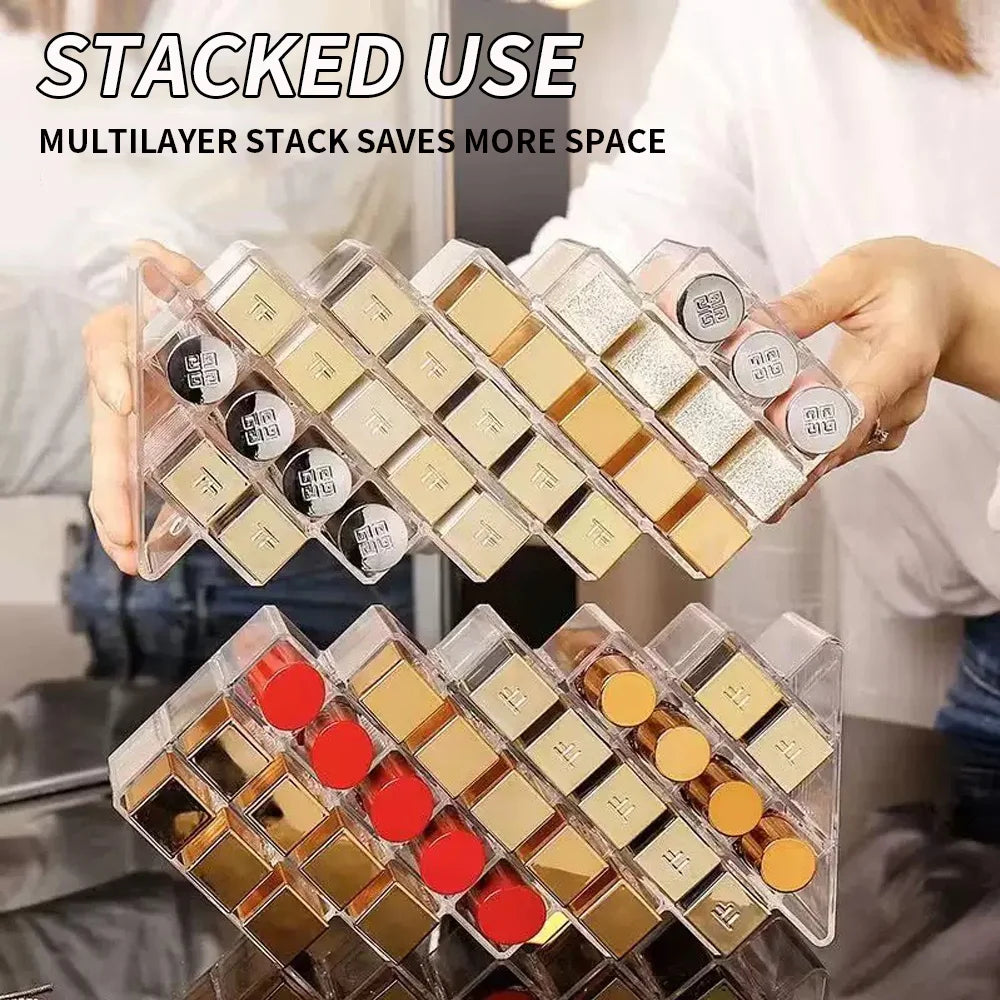 Fish-Shaped Lipstick Organizer – Vertical Makeup Storage Rack Lipstick Storage Organizer SWANS