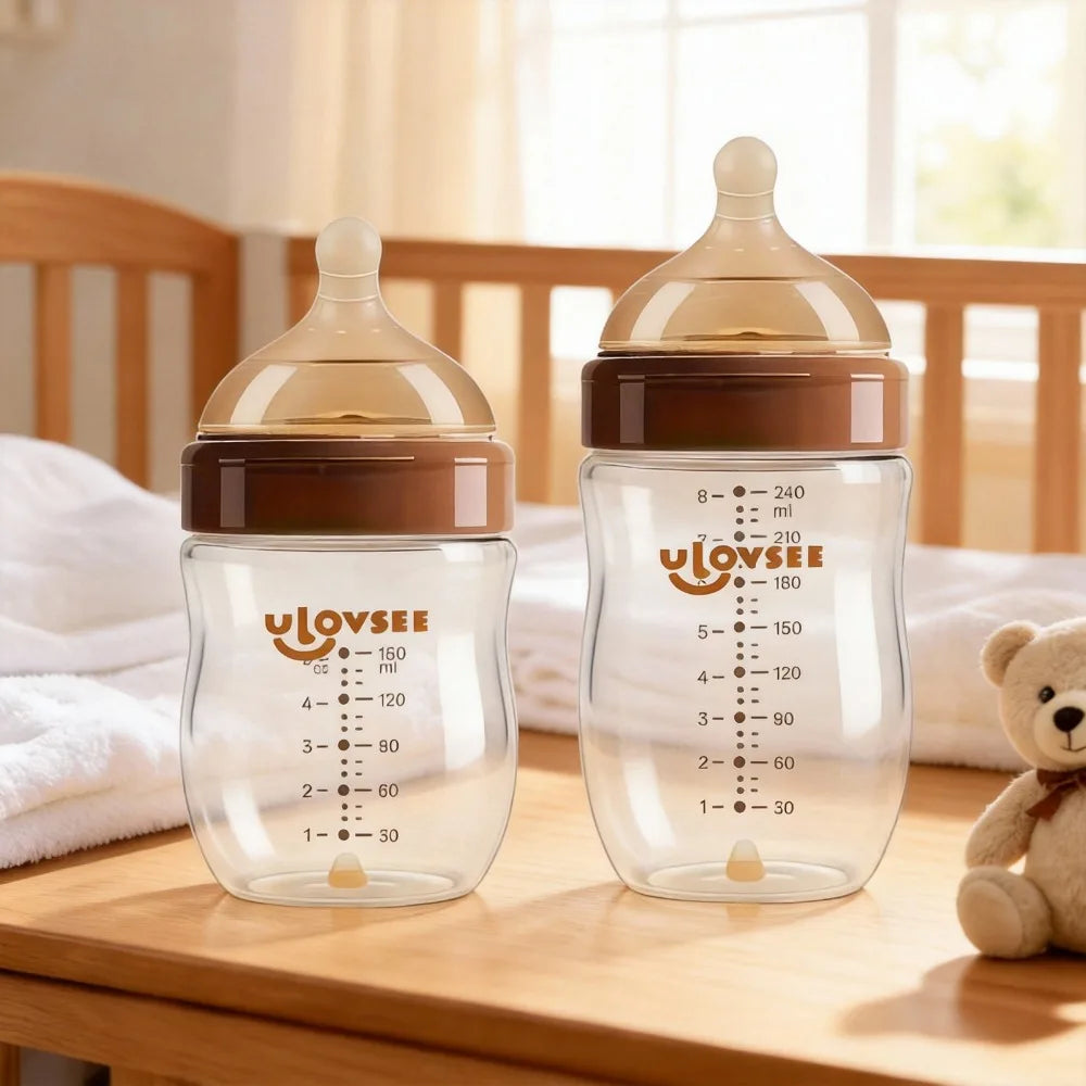 PPSU Wide Neck Baby Feeding Bottle 160ml/240ml Anti-Colic Baby Feeding Bottle SWANS