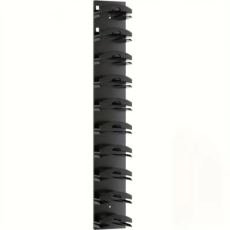 Wall Mounted Hat Rack – Holds 18 Caps | Multi-Layer Shelf Wall Hat Rack SWANS black