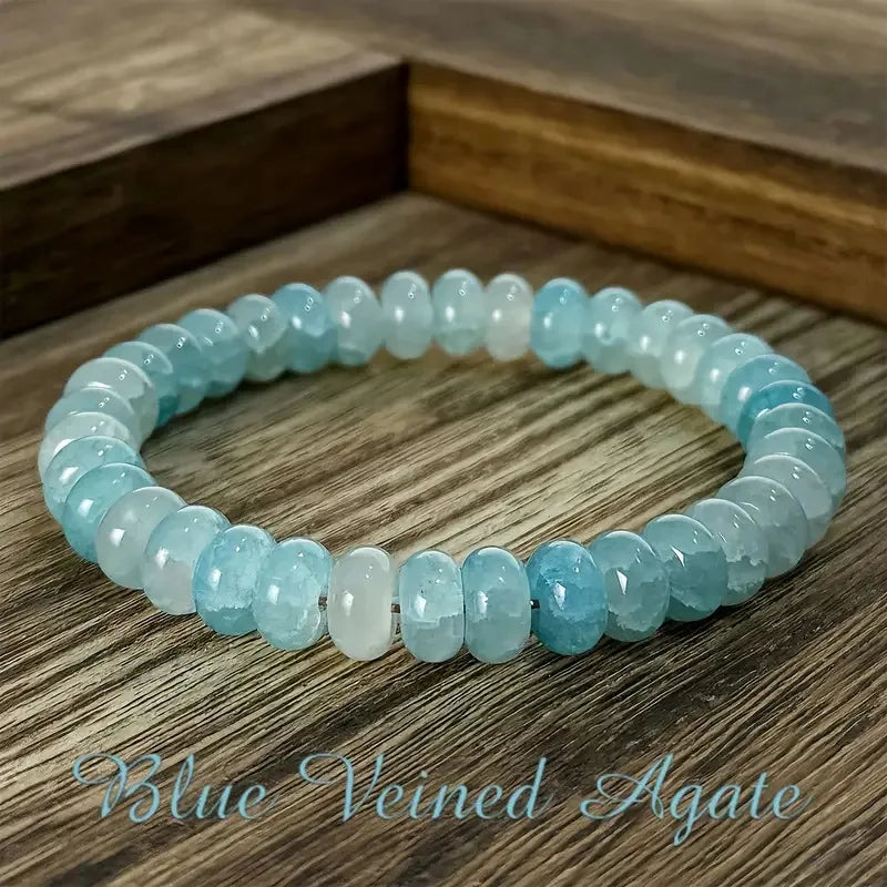 Pink Crystal Beaded Bracelet – Bohemian Yoga Gift Unisex Beaded Bracelet SWANS G
