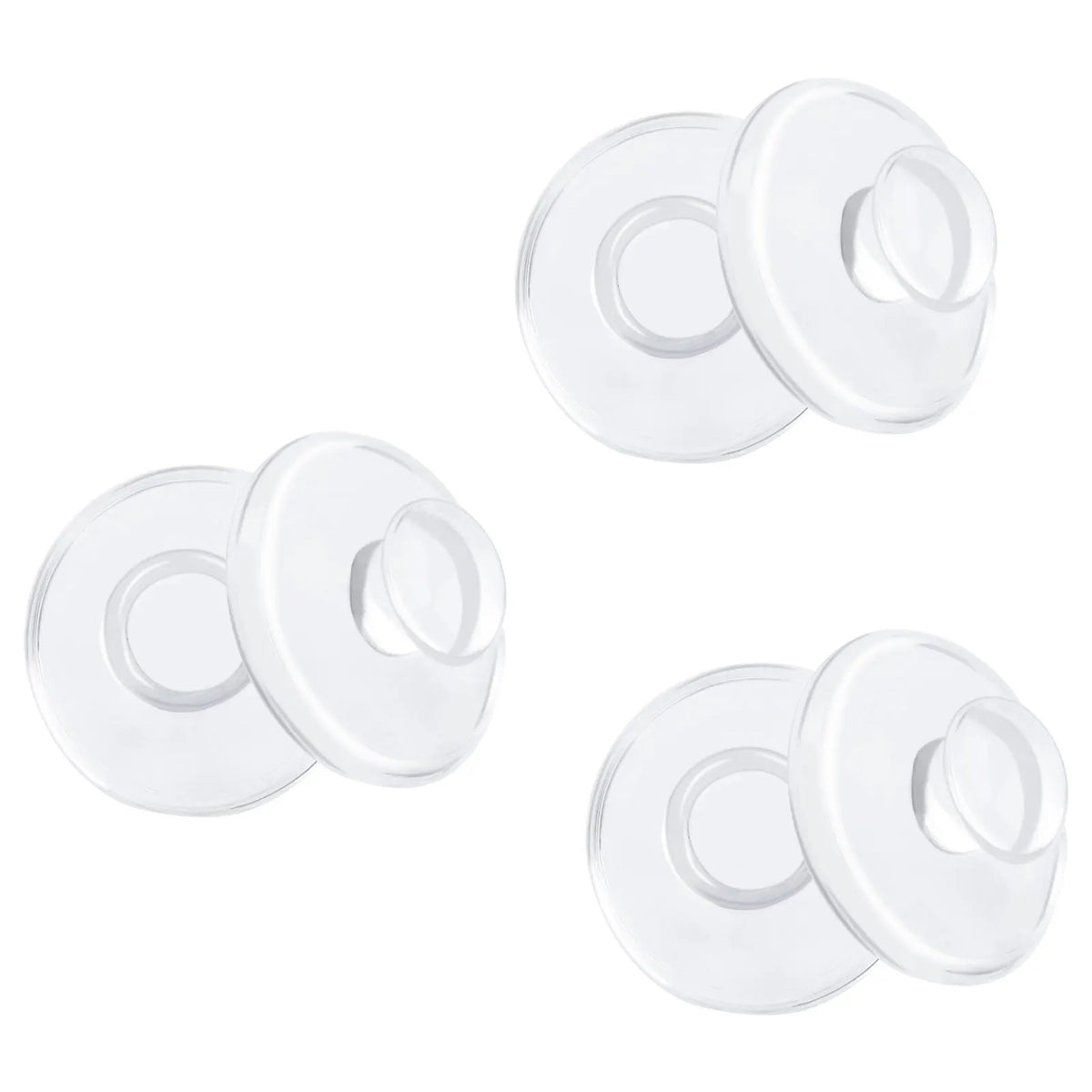 Silicone Push-In Nose Pads 9mm – Glasses & Sunglasses Eyewear Nose Pads SWANS 3 Pairs