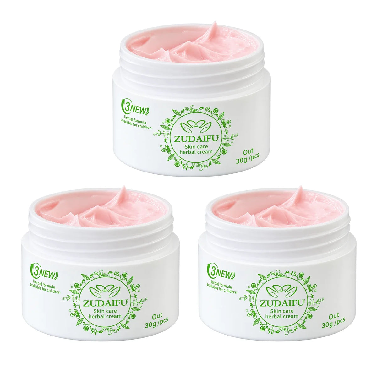 ZUDAIFU Herbal Body Cream 30g | Daily Moisturizing Skin Care Herbal Body Cream SWANS 3pcs United States