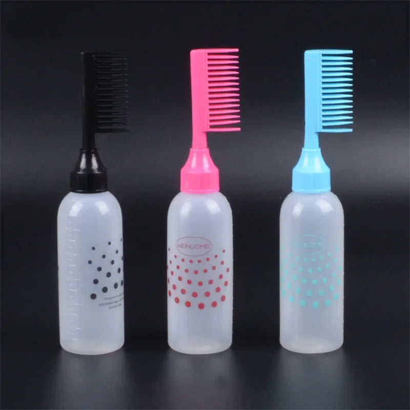 SWANS Refillable Hair Dye Applicator Bottle Comb – 21.8cm Hair Dye Applicator SWANS