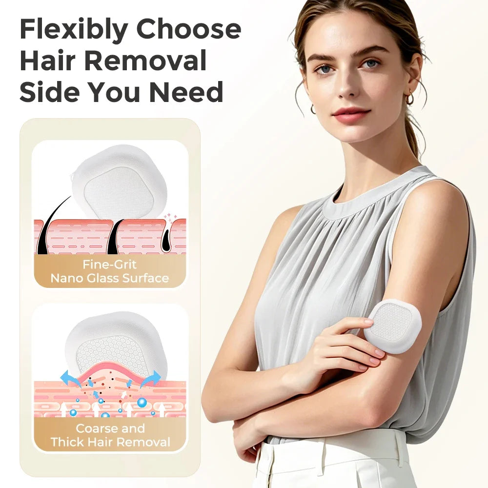 SWANS Double-Sided Nano Glass Hair Remover & Exfoliator Nano Hair Remover SWANS