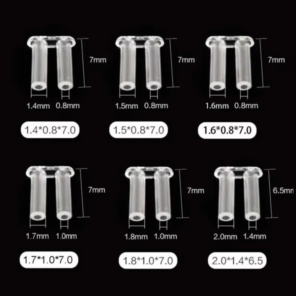50-Pack Eyeglass Rubber Plug Locks – DIY Glasses Repair Kit Eyewear Repair Kit SWANS