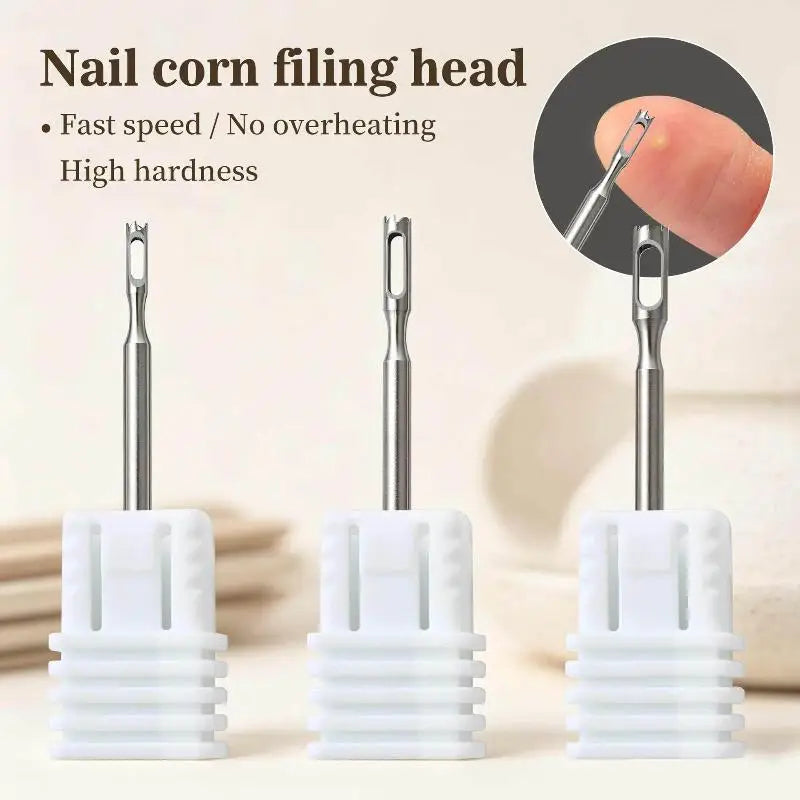 Stainless Steel Pedicure Drill Bit – Cuticle & Dead Skin Remover Pedicure Drill Bit SWANS