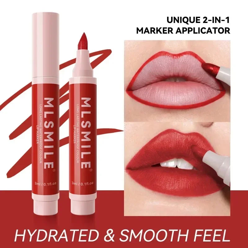 Waterproof Matte Lip Liner Marker Pen Lipstick Set – 4pcs Lip Liner Set SWANS