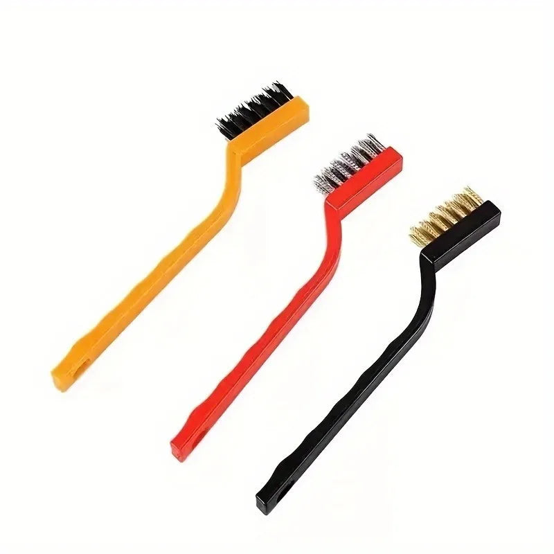SWANS 3-Pack Wire Crack Cleaning Brush for Stove & Range Hood Kitchen Cleaning Brush SWANS Random colors 3pcs