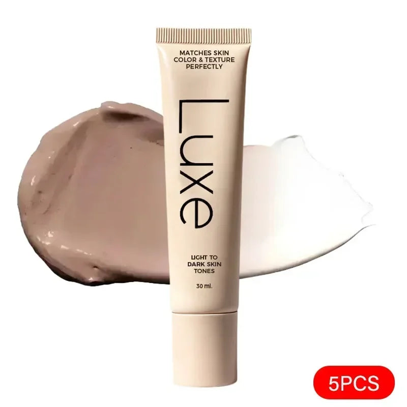 Luxe Magic Color Changing Foundation – Full Coverage 30ml Color Changing Foundation SWANS Medium Dark 5PCS