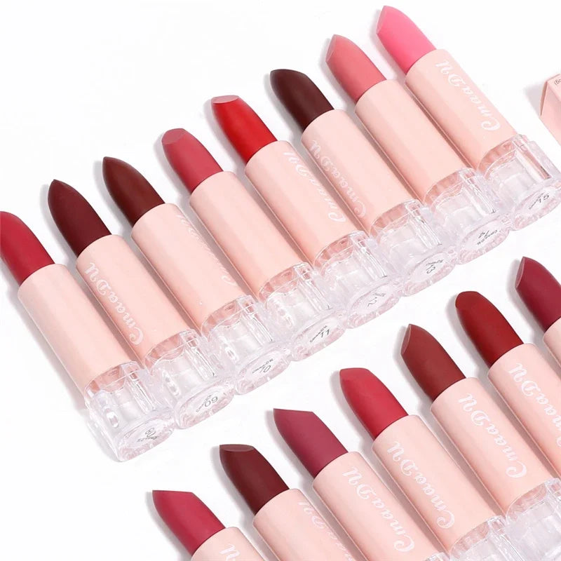 Velvet Matte Lipstick – Long-Lasting Waterproof, 15 Shades Matte Lipstick SWANS