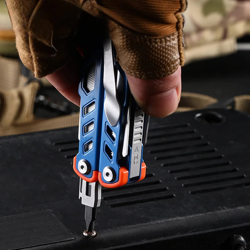 XMSJ DL10 Folding Multifunctional Pliers – EDC Survival Tool Folding Multi-Tool SWANS