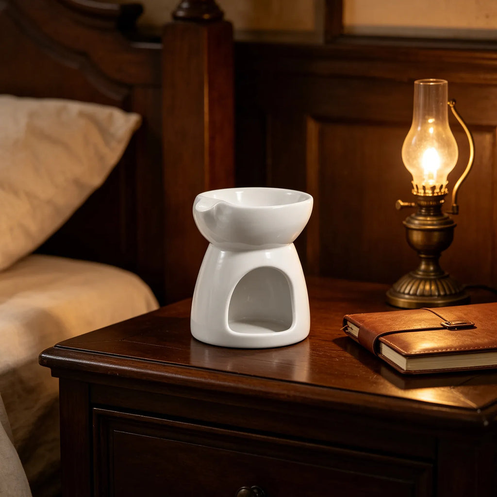 SWANS Ceramic Tea Light Holder & Wax Melt Oil Burner Ceramic Oil Burner SWANS