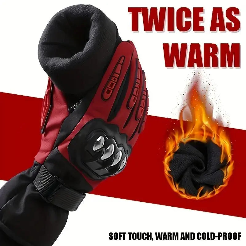 GAFASTWO Waterproof Windproof Winter Motorcycle Gloves Motorcycle Riding Gloves SWANS