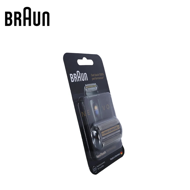 Braun NEVO-B Replacement Foil & Cutter Block – Shaving Head Shaver Replacement Head SWANS
