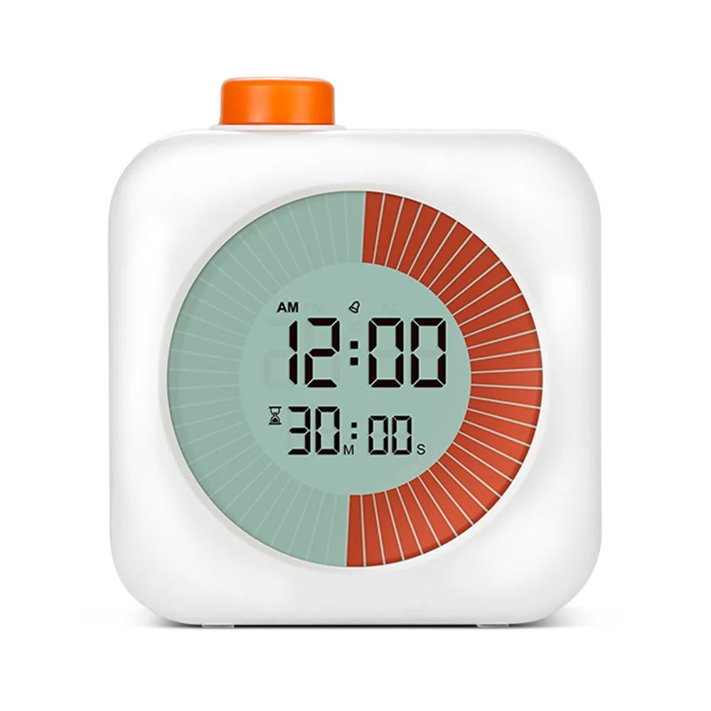 Digital Visual Countdown Timer with Alarm & Progress Bar Visual Countdown Timer SWANS White