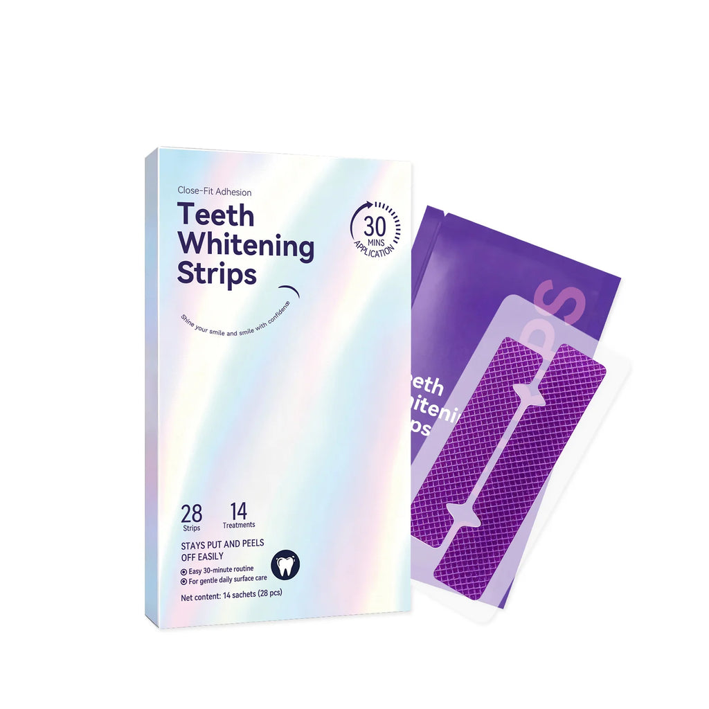 PAP+ Teeth Whitening Strips 28 Pcs | Sensitive Gums Safe Teeth Whitening Strips SWANS 14pairs