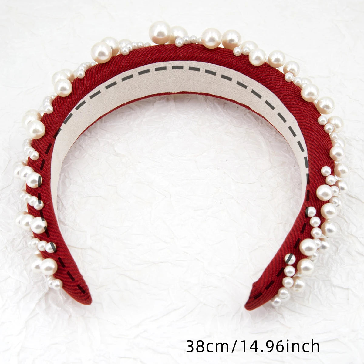Baroque Simulated Pearl Wide Headband – Women's Hair Accessory Pearl Headband SWANS