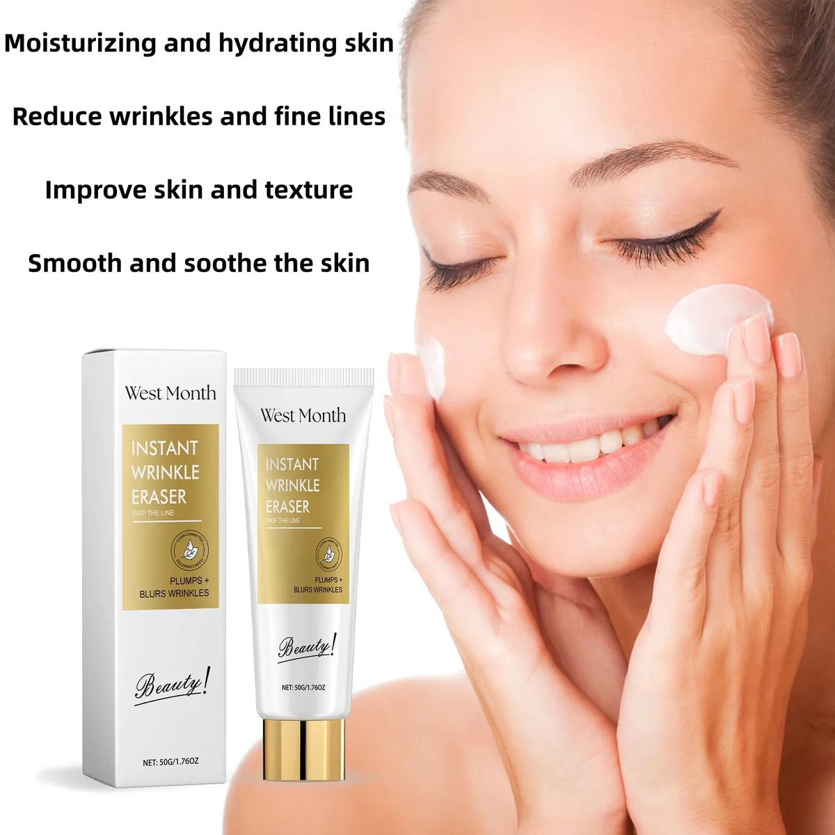 WEST MONTH Firming Anti-Aging Face Cream – Hydrating & Brightening Anti-Aging Face Cream SWANS