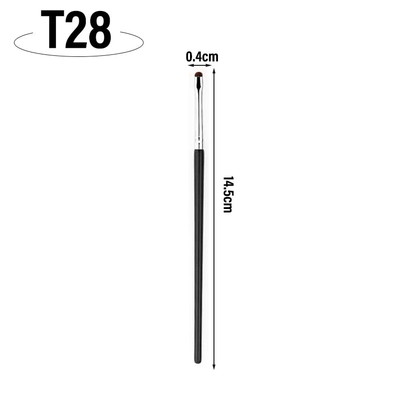 Precision Eye Detail Makeup Brushes – Shadow, Liner & Highlight Eye Makeup Brush SWANS T28