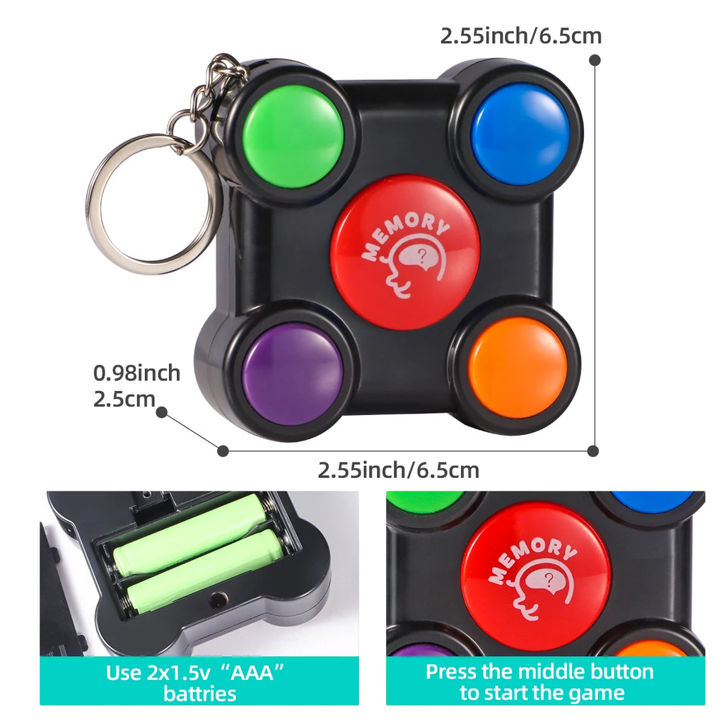 Mini Memory Game Puzzle Console Toy for Kids Ages 3–12 Kids Memory Game Toy SWANS
