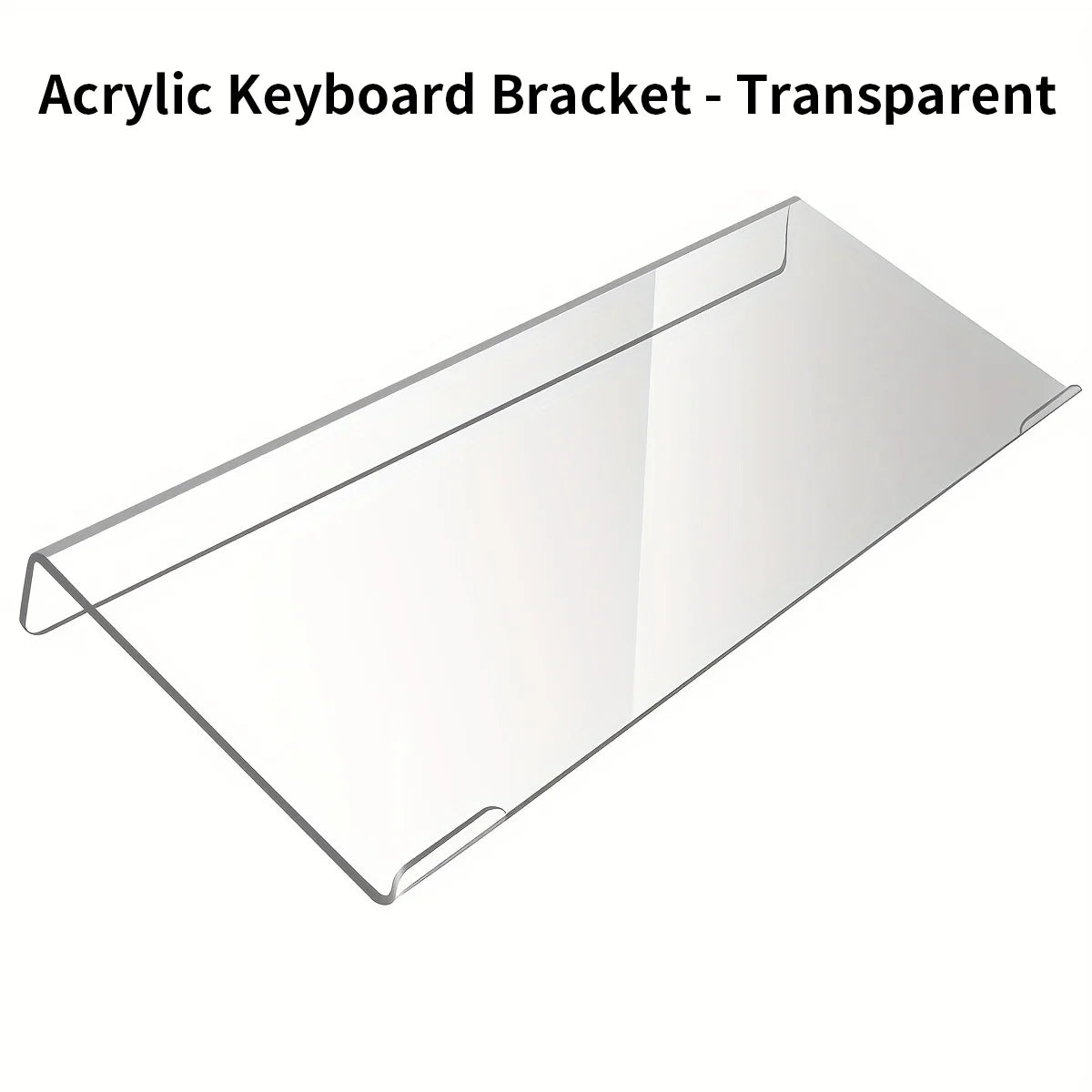 SWANS Acrylic Keyboard Stand – Transparent Ergonomic Desk Riser Keyboard Stand SWANS transparent 1pc