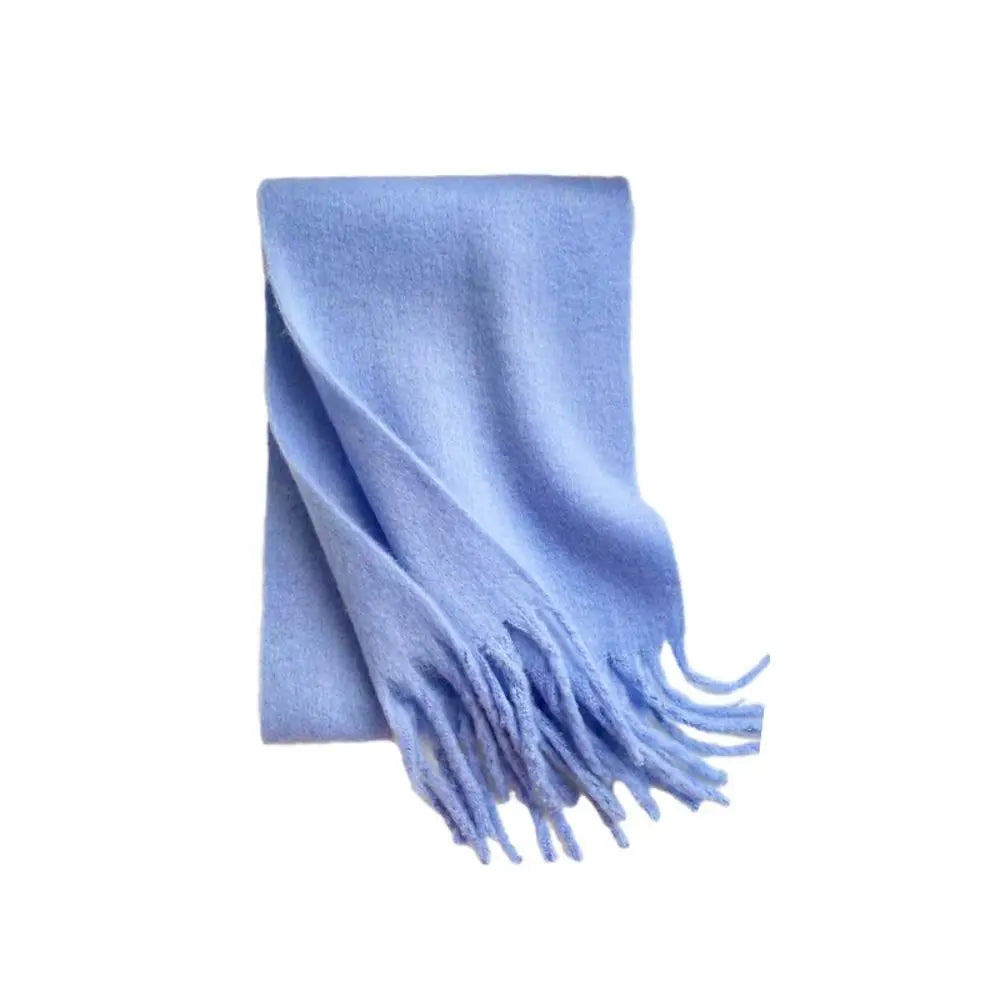 Women's Winter Soft Tassel Scarf – Warm Long Shawl Wrap Winter Scarf Wrap SWANS