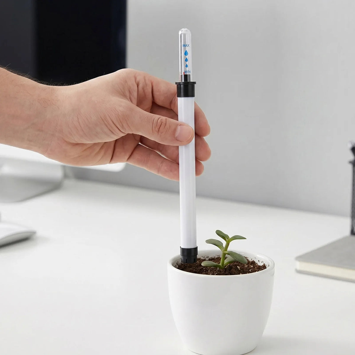 4-Pack Plant Water Level Gauge – Floating Moisture Indicator Plant Moisture Gauge SWANS