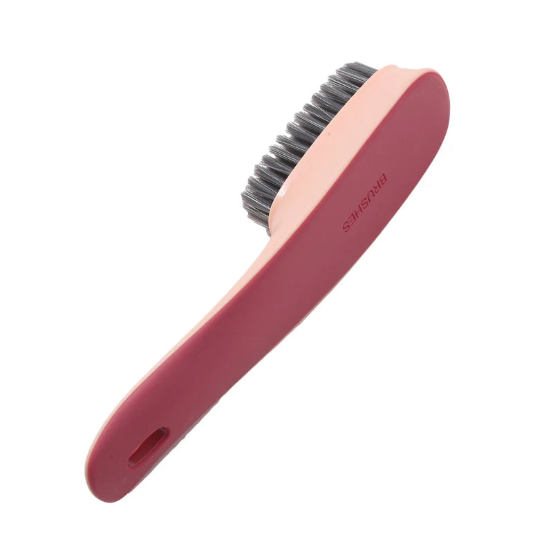 SWANS Multi-Purpose Plastic Scrubbing Brush – Shoes & Clothes Scrubbing Brush SWANS Red 1pcs