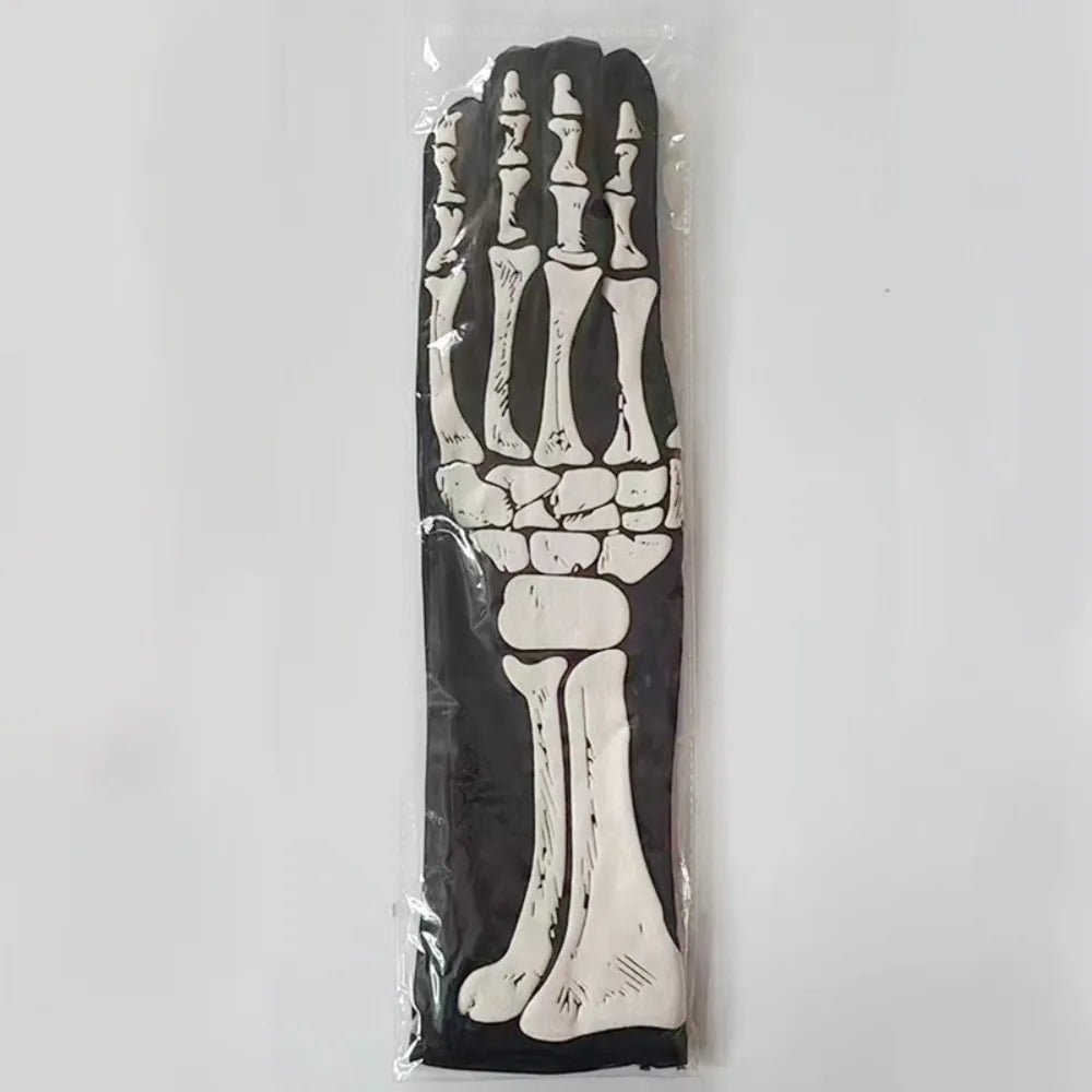 Halloween Skeleton Gloves – Spooky Costume Accessory 1-3 Pair Costume Gloves SWANS