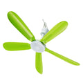 YTYIN 220V Silent 5-Blade Ceiling Fan 700mm – 10W Energy Saving Ceiling Fan SWANS Small green fan EU