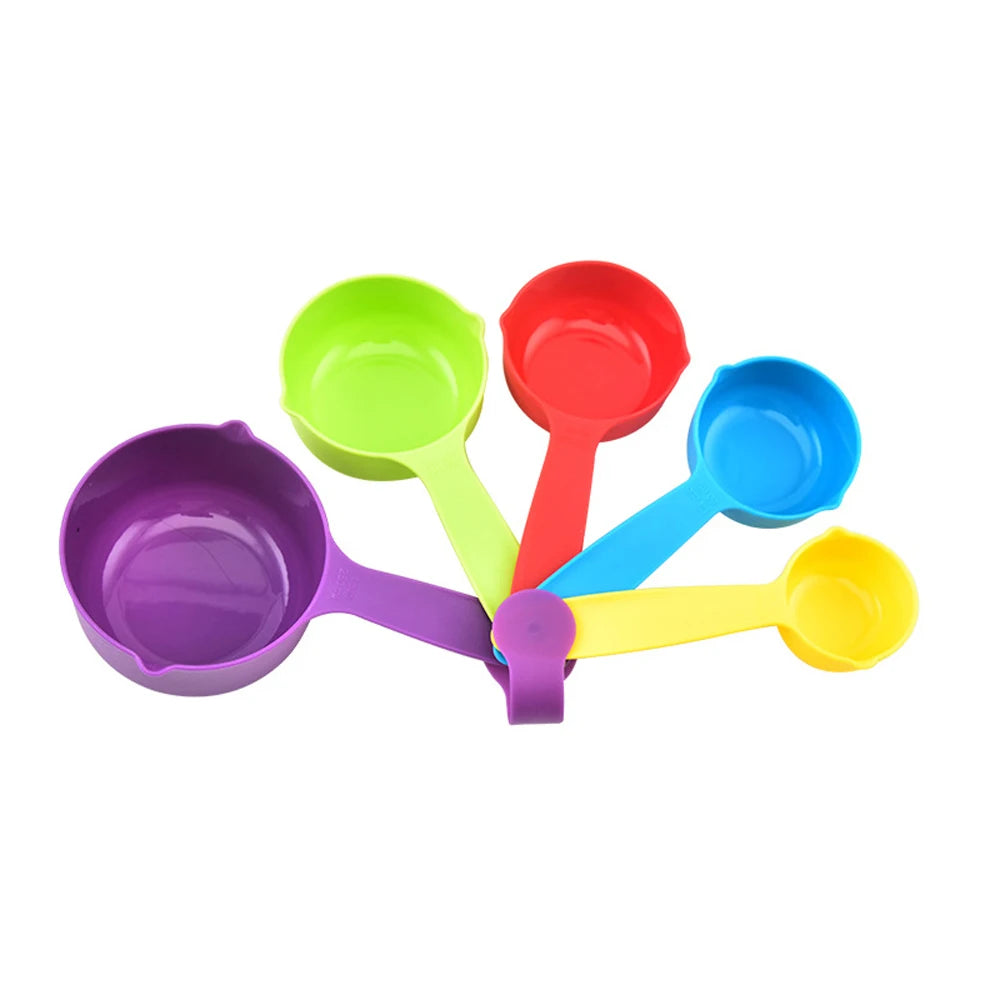 SWANS 5-Piece Multicolor Measuring Spoon Set – Food-Grade Measuring Spoon Set SWANS Chroma