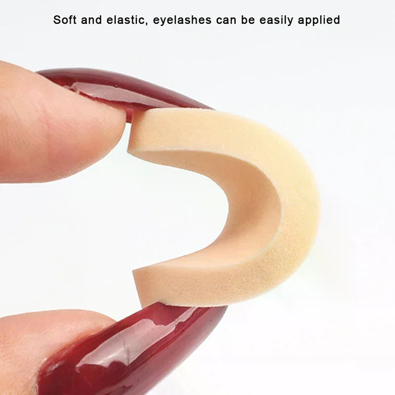 50-Pack Sponge Eyelash Extension Practice Pads – Reusable Lash Tool Lash Extension Training Pads SWANS