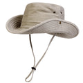 SWANS Wide Brim Washed Bucket Hat – Unisex Outdoor Cap Bucket Hat SWANS Beige