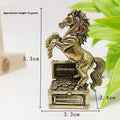 Brass Feng Shui Horse Miniature Statue – Office & Home Décor Decorative Figurine SWANS 1