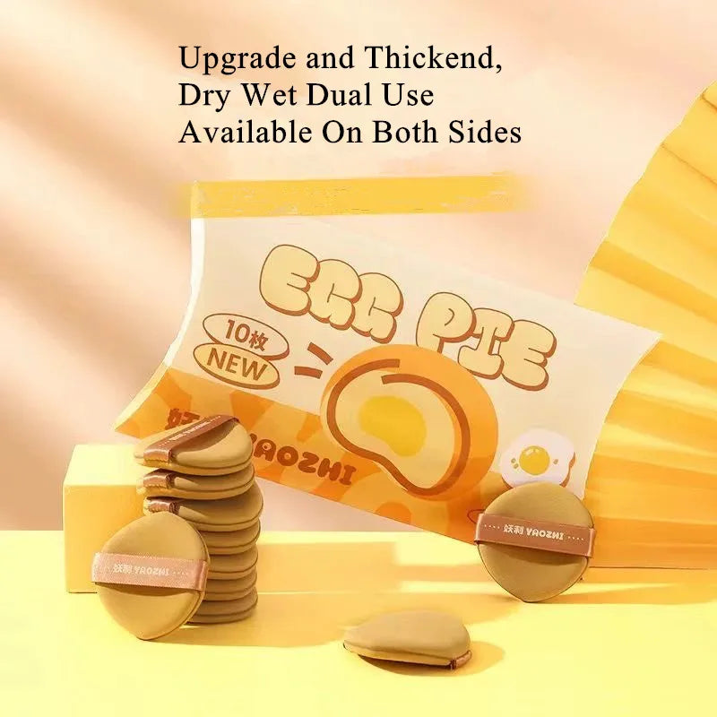 YAOZHI 10-Pack Air Cushion Makeup Sponge Puffs – Wet & Dry Makeup Sponge Puffs SWANS