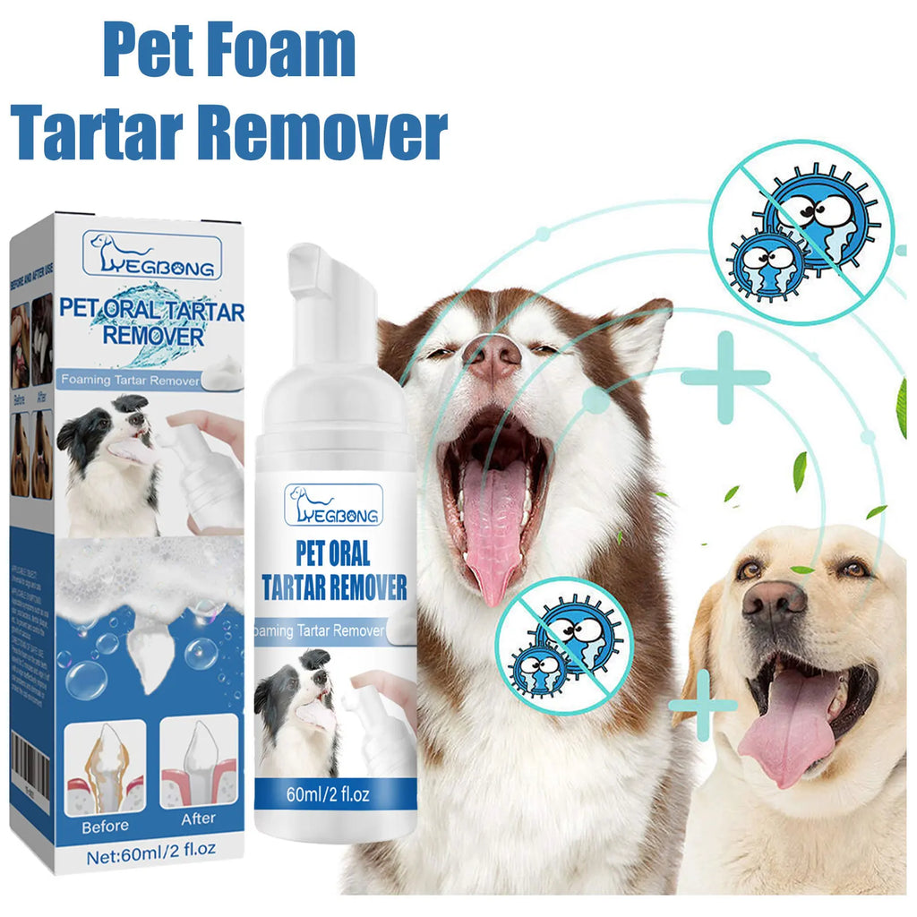 Pet Oral Foam Spray – Removes Tartar & Freshens Breath Pet Dental Foam SWANS