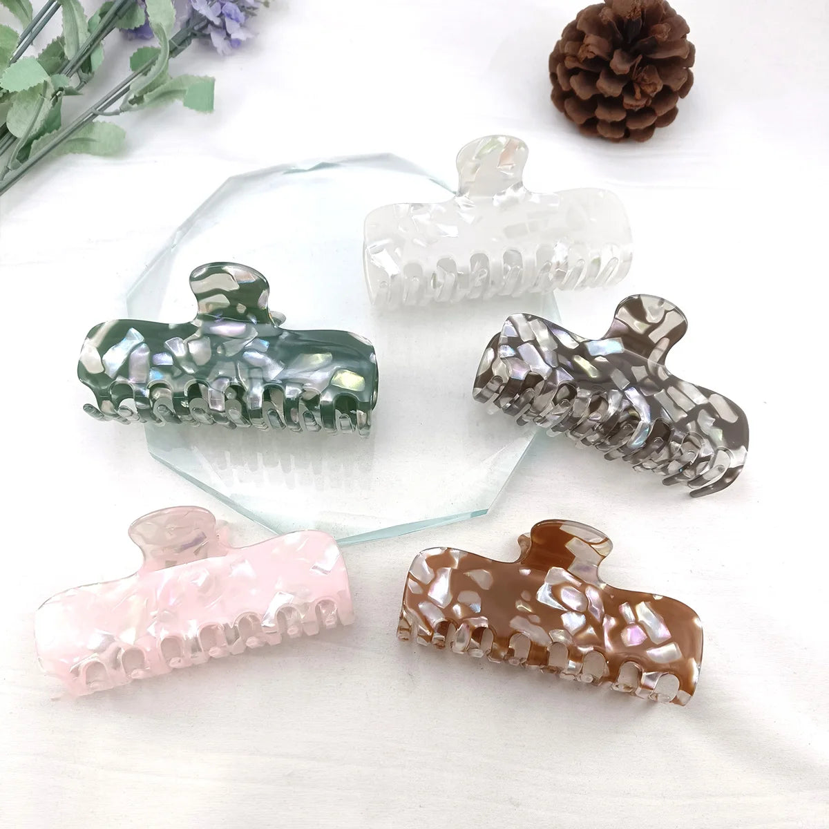 Vintage Hair Claw Clip – Elegant Classic Pattern for Women Hair Claw Clip SWANS
