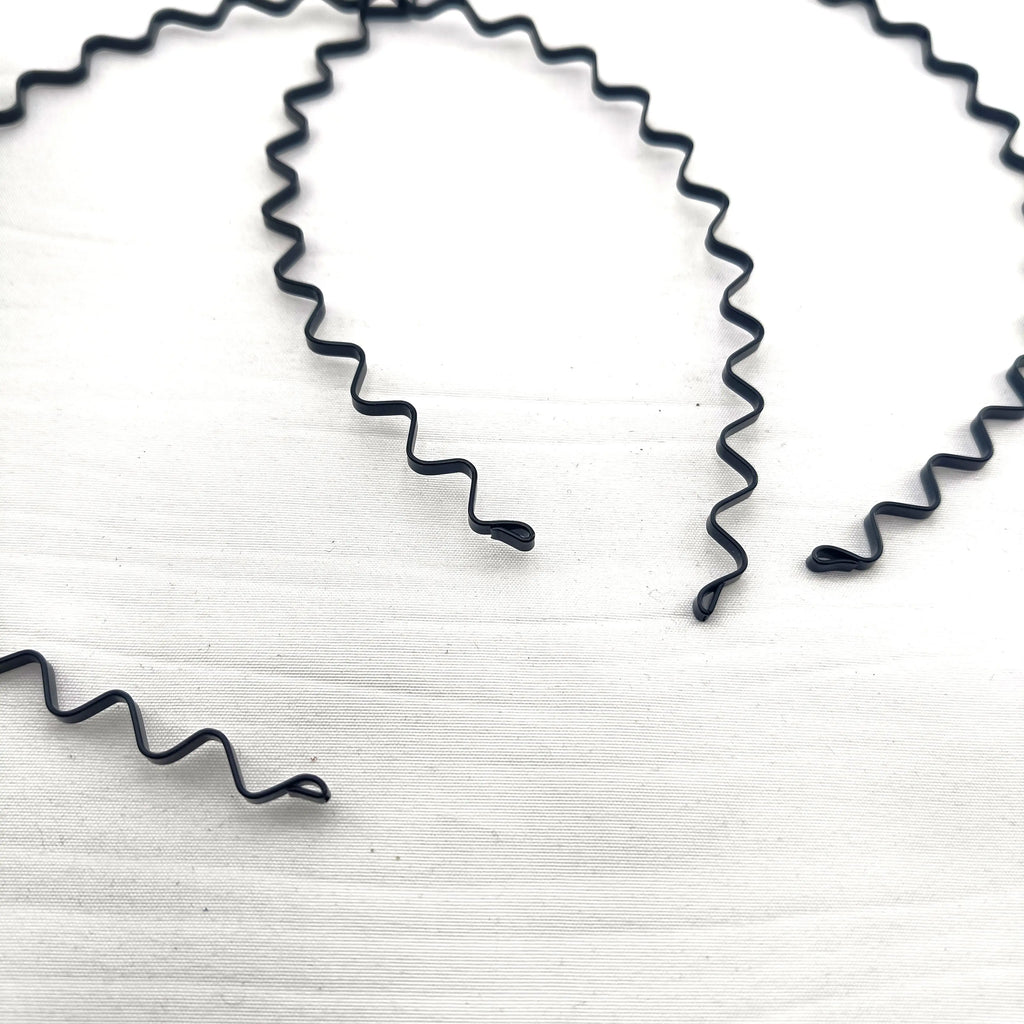 Metal Wavy Headband Unisex Sports Hair Hoop – 1/3/6/12 Pack Metal Hair Headband SWANS