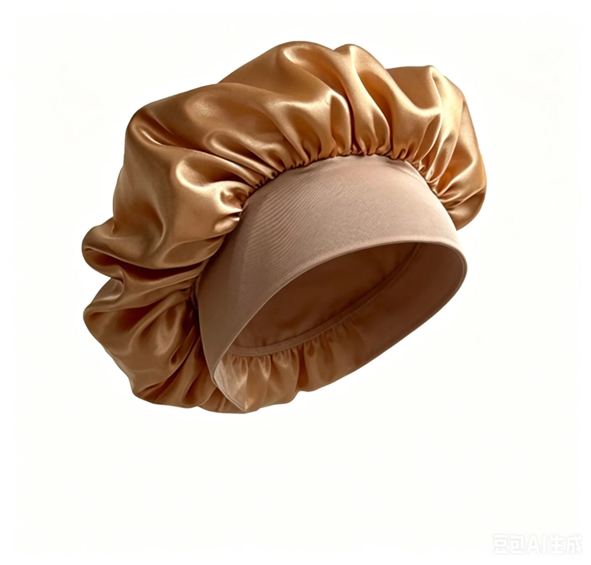 SWANS Satin Silk Sleep Bonnet – Large Hair Wrap for Long Hair Satin Sleep Bonnet SWANS Gold 1pc