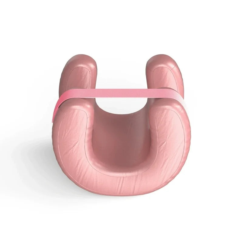 SWANS Anti-Wrinkle Face Contour Sleep Pillow & Neck Cushion Sleep Contour Pillow SWANS 1pcs pink