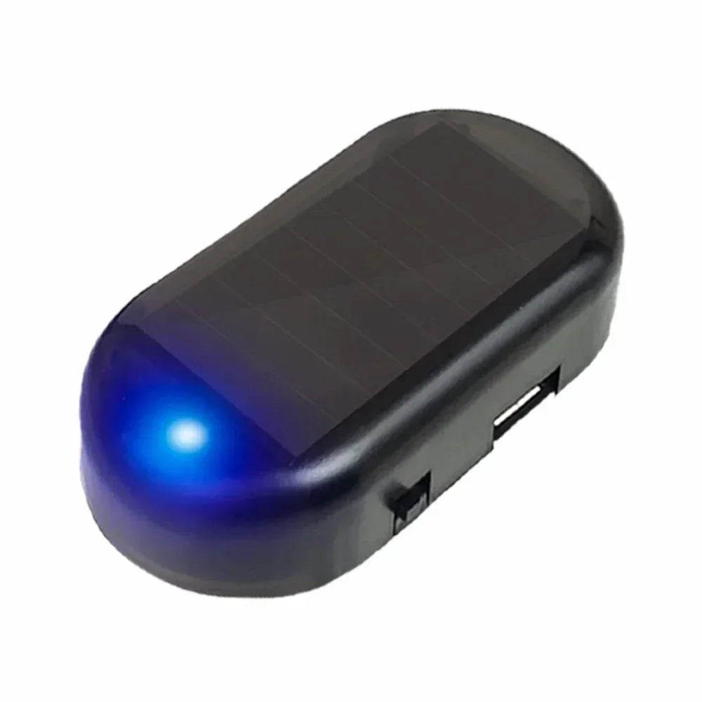 Solar Dummy Car Alarm LED Flashing Security Light – HVIERO Dummy Alarm Light SWANS Blue