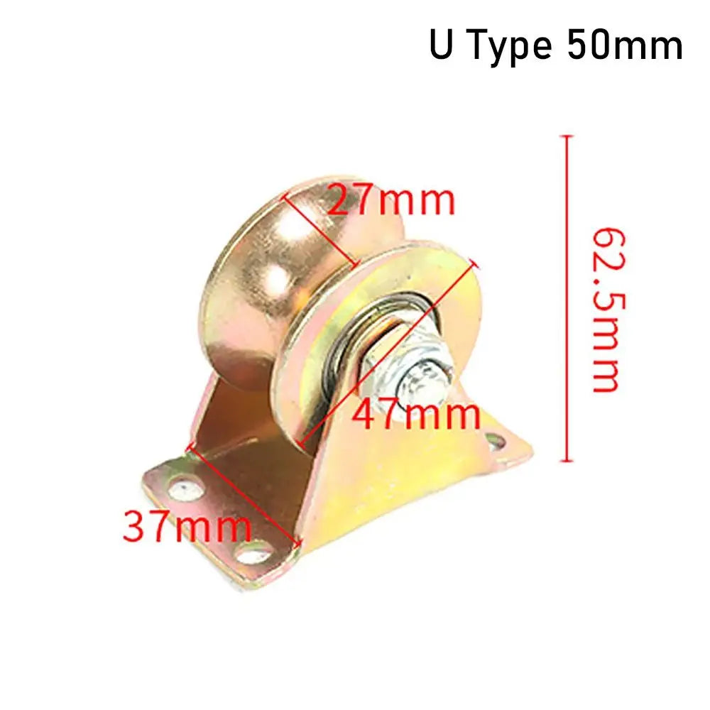 U/V/H Track Wheel Bearing Pulley – Sliding Door Roller Sliding Door Roller SWANS U Type 50mm