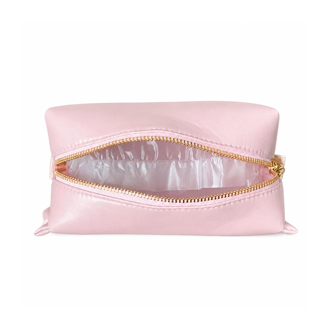 Flower Knows Midsummer Night Pink Cosmetic Bag | Large Capacity Cosmetic Makeup Bag SWANS