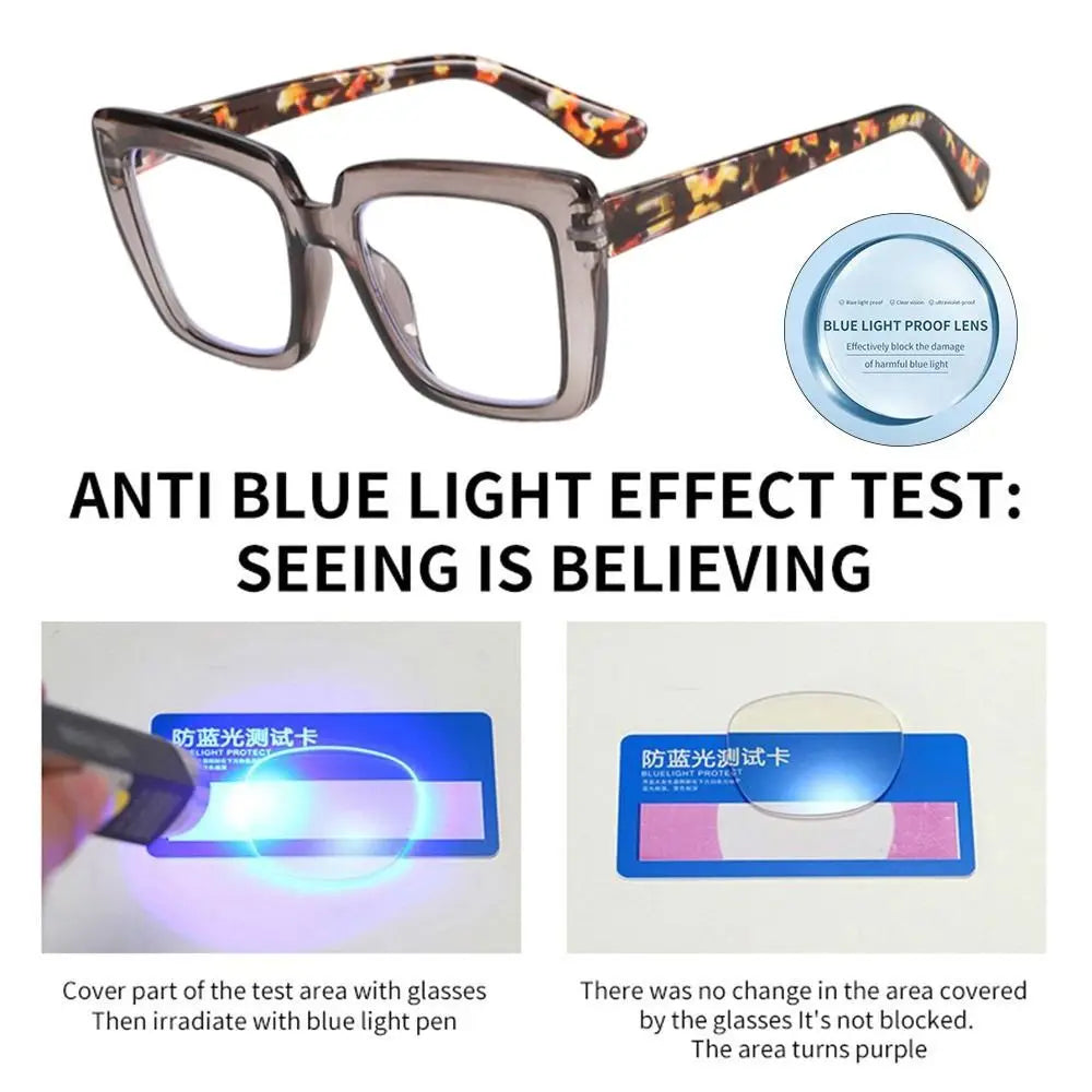 Blue Light Blocking Reading Glasses – Large Frame Ultralight Reading Glasses SWANS