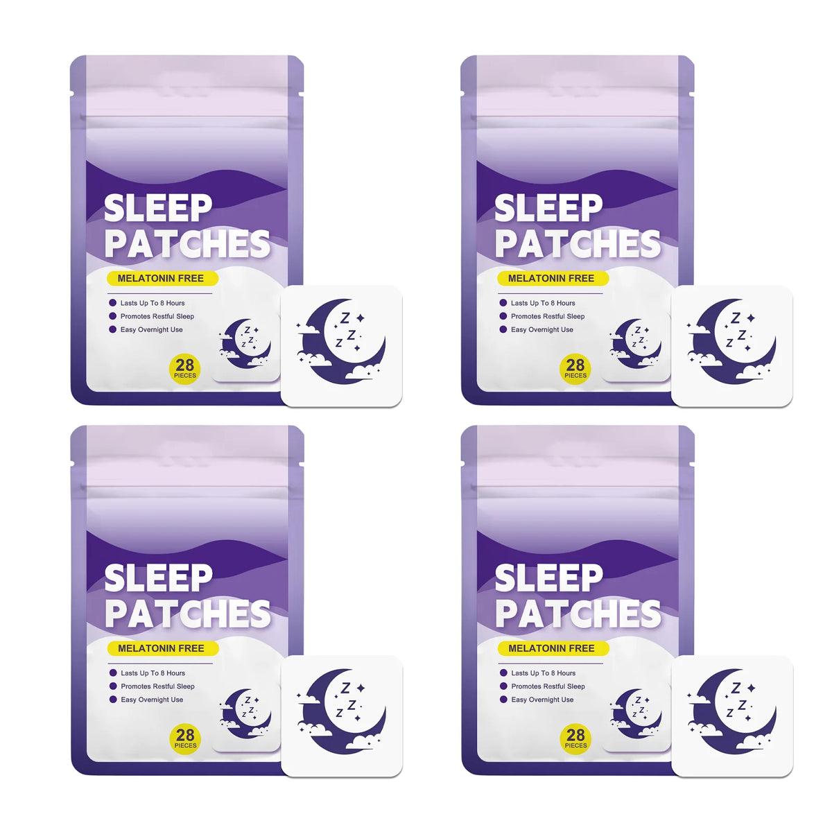 SWANS Overnight Rest Patches – Skin-Friendly Bedtime Stickers 28pc Overnight Rest Patches SWANS 112pcs