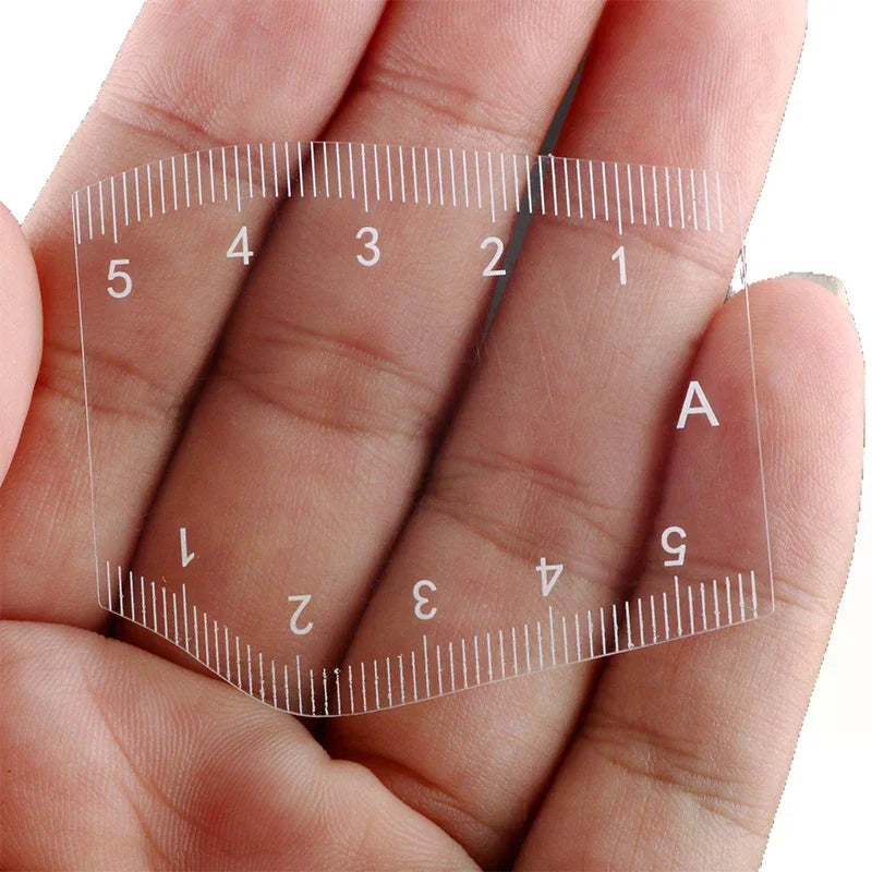 5-Pack Eyebrow Stencil Ruler Set – Brow Shaping Design Tool Eyebrow Stencil Tool SWANS